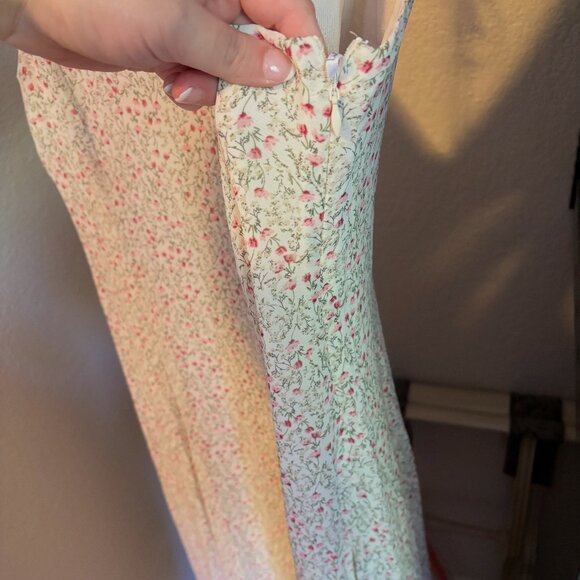 Lulus Your Only Darling Ivory Floral Print Sleeveless Midi Dress - Picture 4 of 7